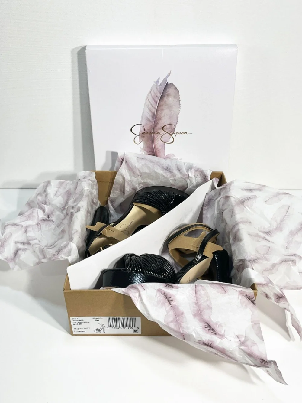 New in Box Jessica Simpson Black Platform Heels Size 6